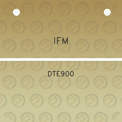 ifm-dte900