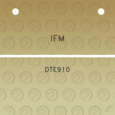 ifm-dte910