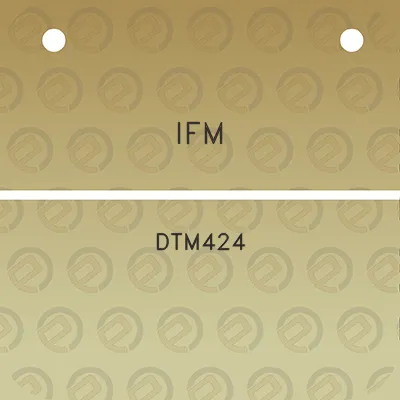 ifm-dtm424