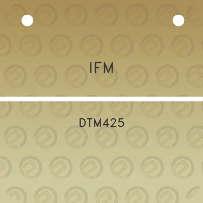 ifm-dtm425