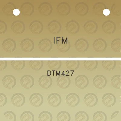 ifm-dtm427