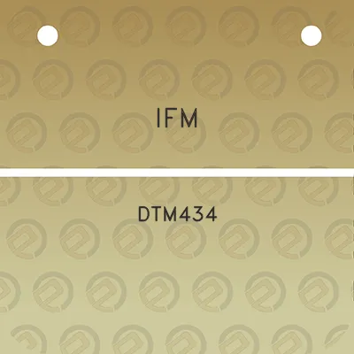 ifm-dtm434