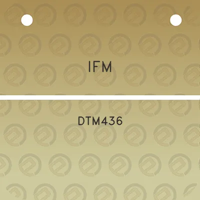 ifm-dtm436