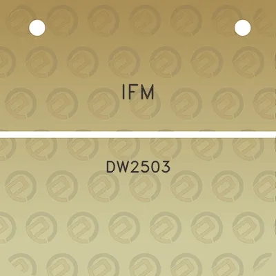 ifm-dw2503