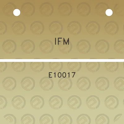 ifm-e10017