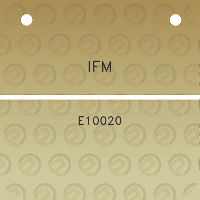 ifm-e10020