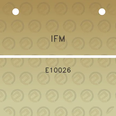 ifm-e10026