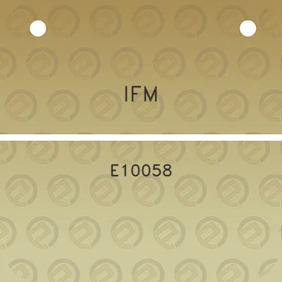 ifm-e10058