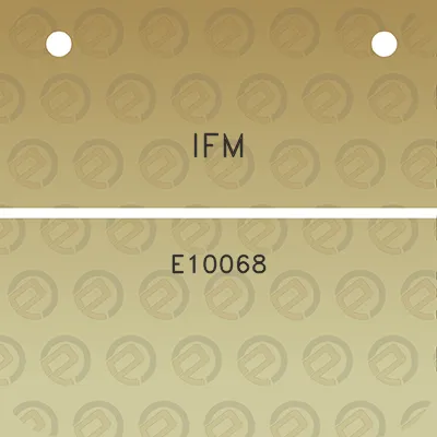 ifm-e10068