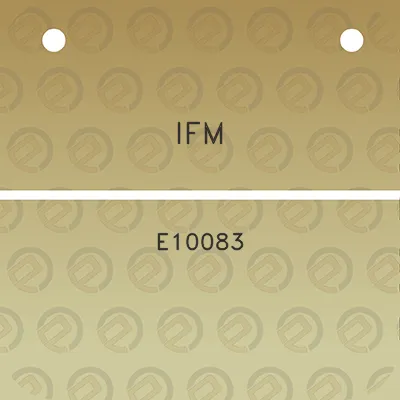 ifm-e10083