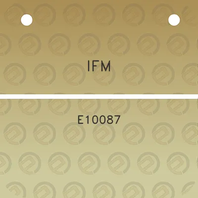 ifm-e10087