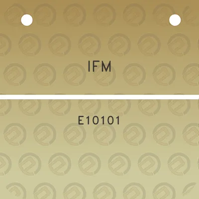 ifm-e10101