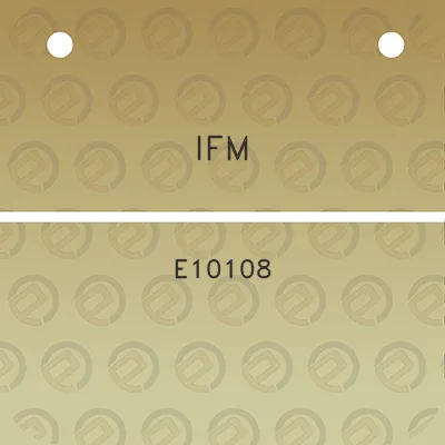 ifm-e10108