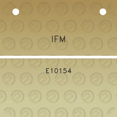 ifm-e10154