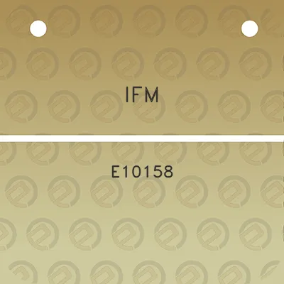 ifm-e10158