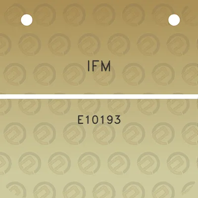 ifm-e10193