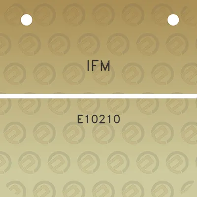 ifm-e10210