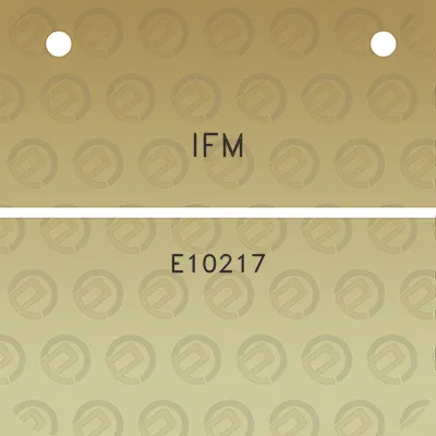 ifm-e10217