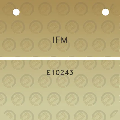 ifm-e10243