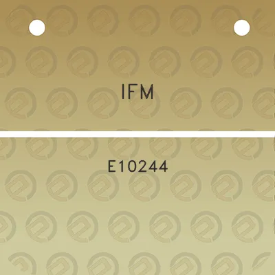 ifm-e10244