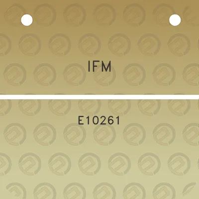 ifm-e10261