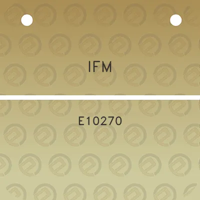 ifm-e10270