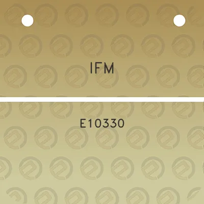 ifm-e10330