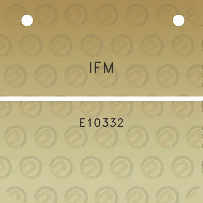 ifm-e10332