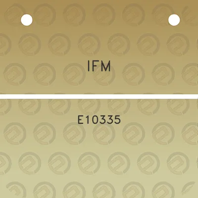 ifm-e10335