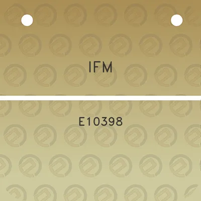 ifm-e10398