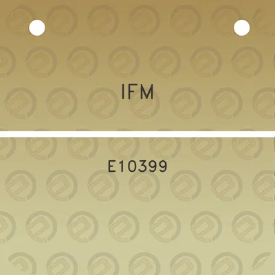 ifm-e10399