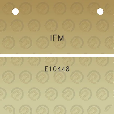 ifm-e10448