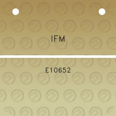 ifm-e10652