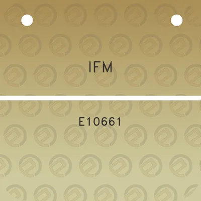 ifm-e10661