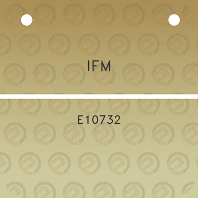 ifm-e10732