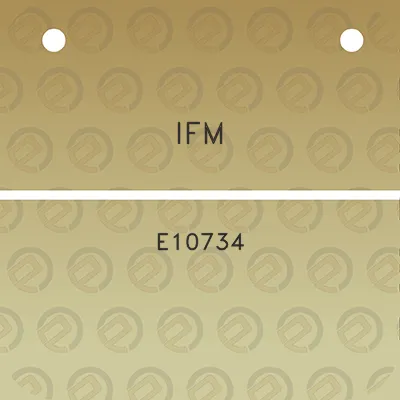 ifm-e10734