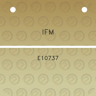 ifm-e10737