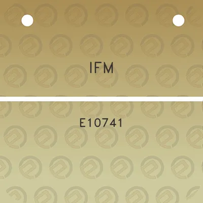 ifm-e10741