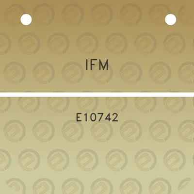 ifm-e10742