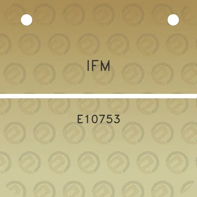 ifm-e10753