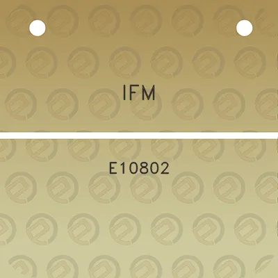 ifm-e10802