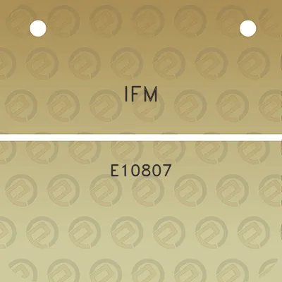 ifm-e10807