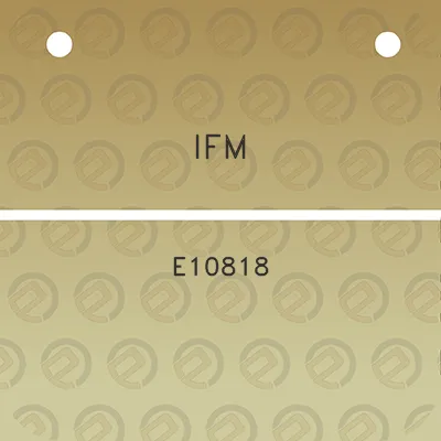 ifm-e10818