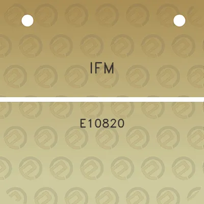 ifm-e10820