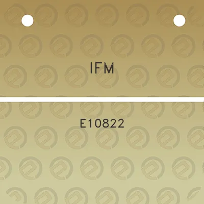 ifm-e10822