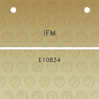 ifm-e10834