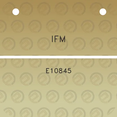 ifm-e10845