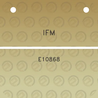 ifm-e10868