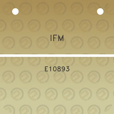 ifm-e10893