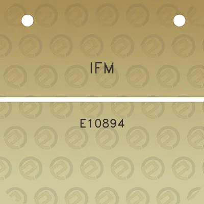 ifm-e10894